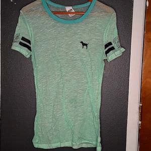 PINK by Victoria Secret Mint Green Shirt